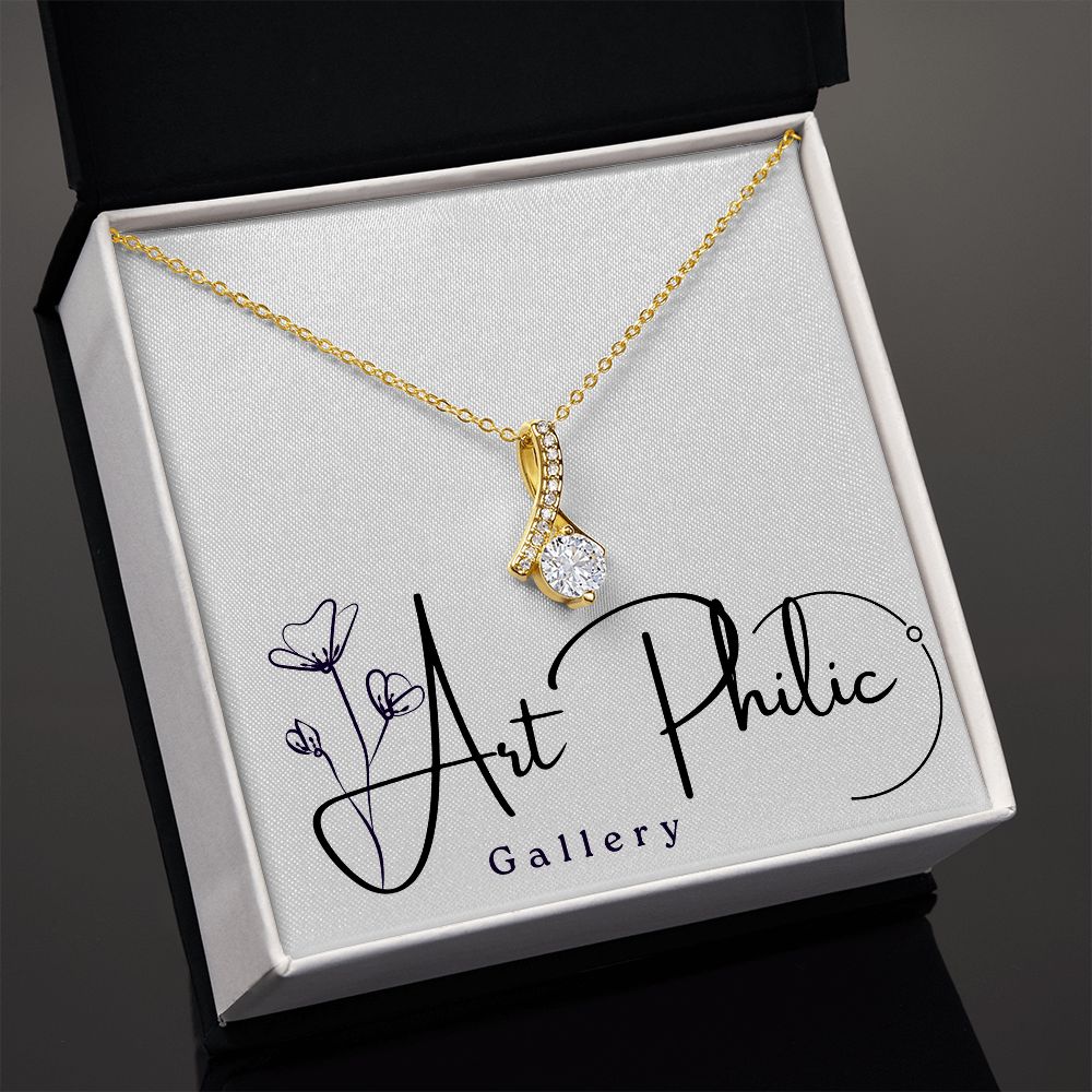 Alluring Beauty Necklace (Yellow & White Gold)