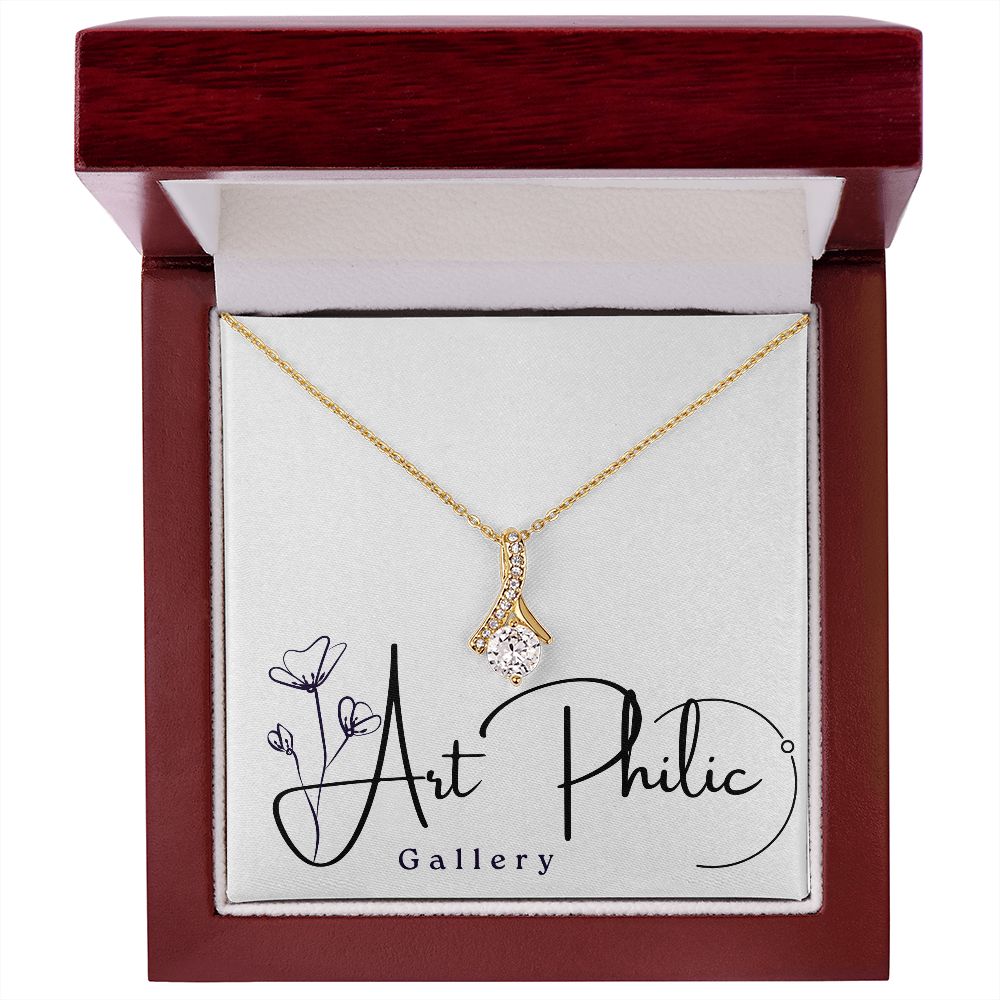 Alluring Beauty Necklace (Yellow & White Gold)