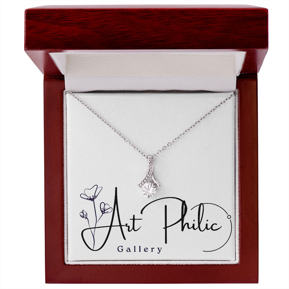 Alluring Beauty Necklace (Yellow & White Gold)