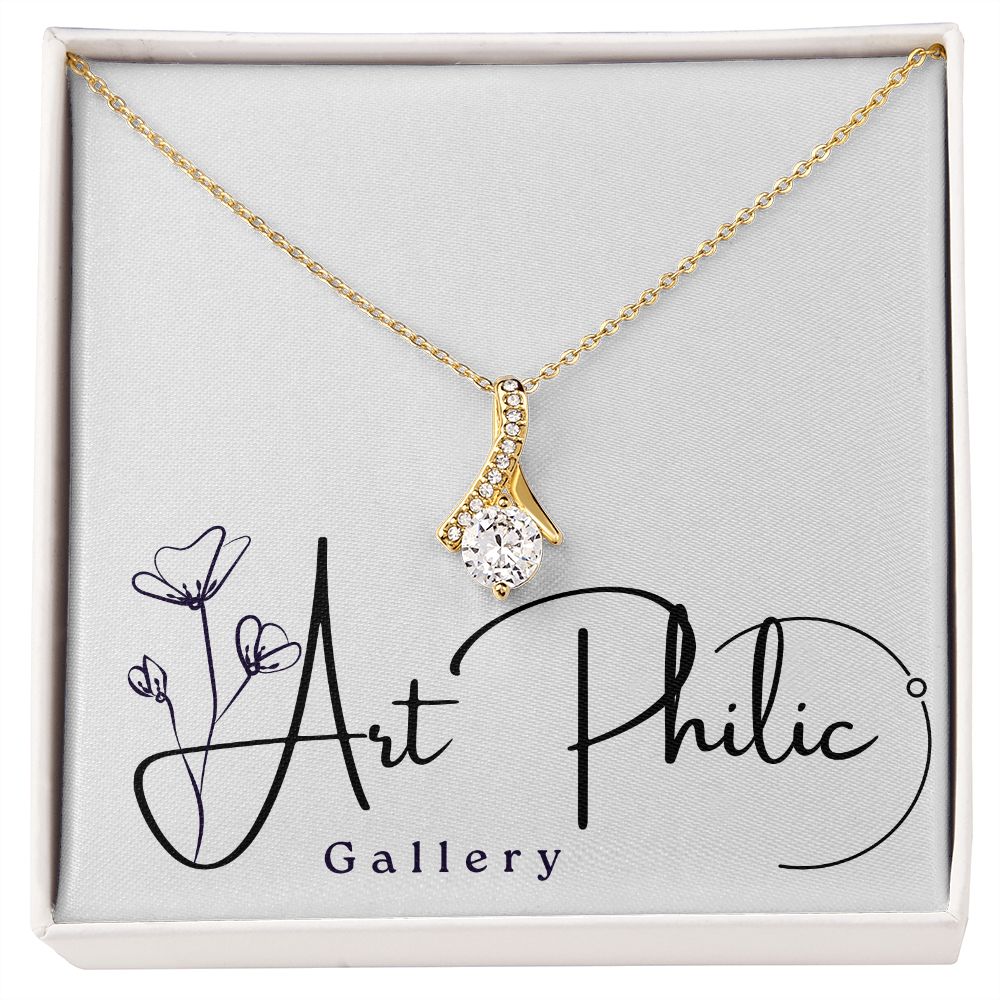 Alluring Beauty Necklace (Yellow & White Gold)