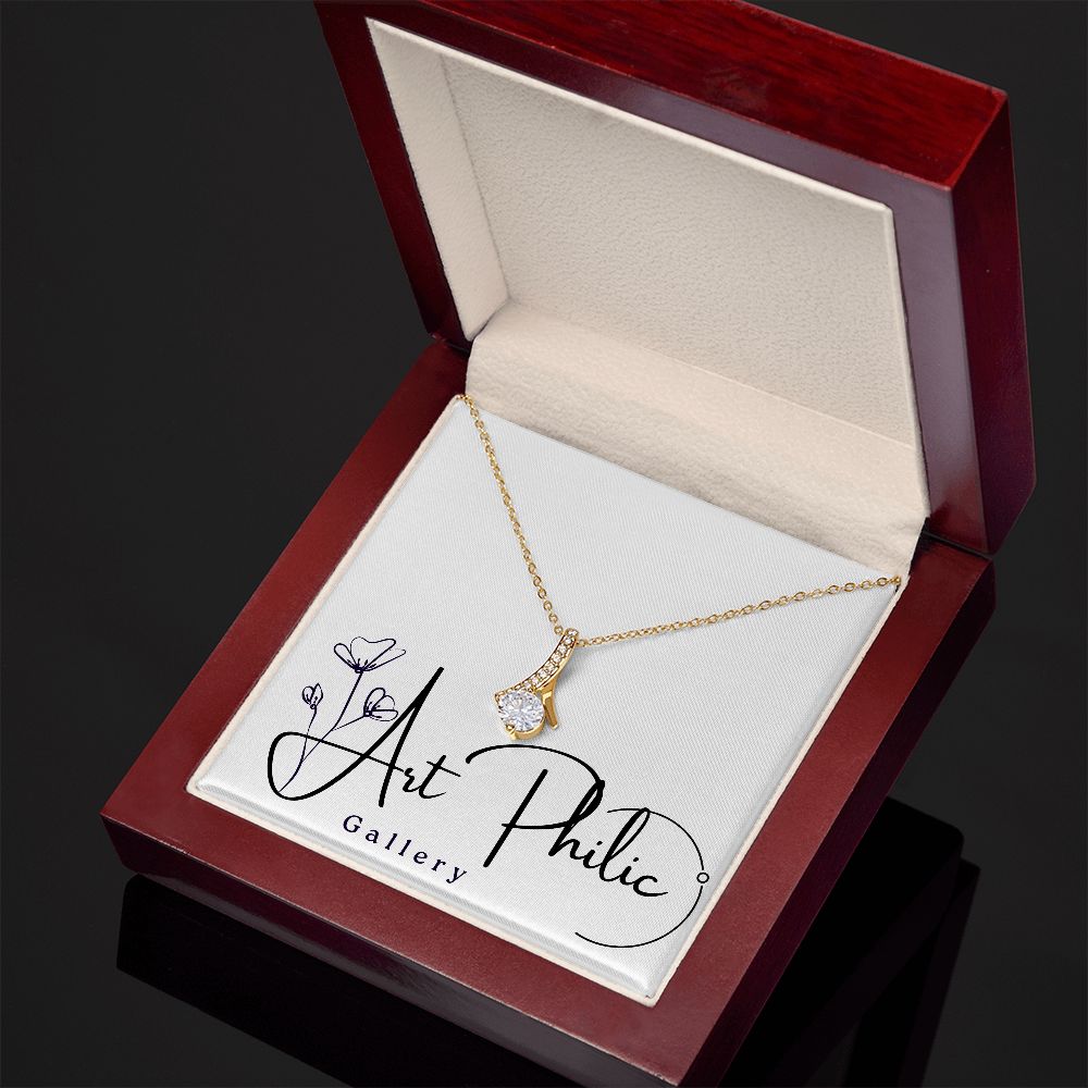 Alluring Beauty Necklace (Yellow & White Gold)